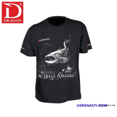 Футболка Dragon Hells Anglers СОМ черная